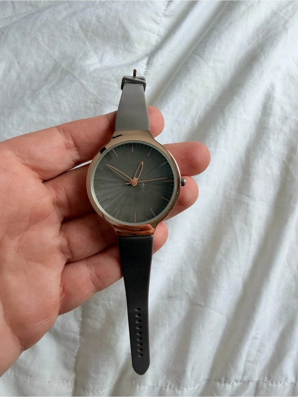 Minimal Women’s Watch - Brown Strap with Rose Gold Case
